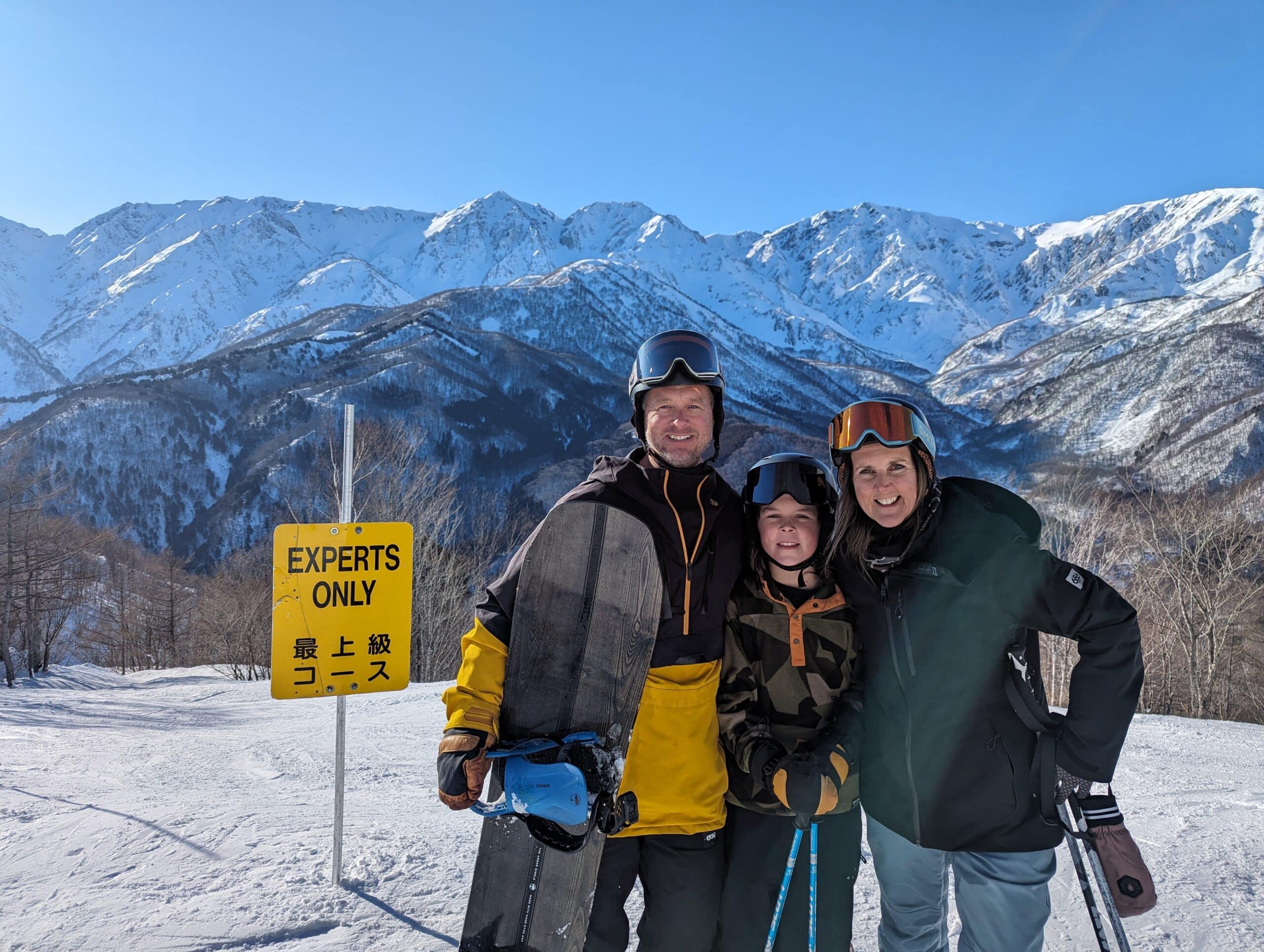 Snopro founders, Kylie and Justin Worth in Japan
